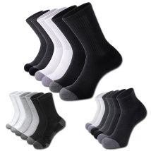 chaussettes pour hommes grande taille commerce extérieur chaussettes en coton en gros chaussettes de sport pour hommes chaussettes mi-tubes pour étudiants chaussettes longues noires et blanches automne et hiver