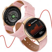 Nouvelles femmes Bluetooth appel Smartwatch toujours afficher l'heure fréquence cardiaque sport surveillance de la santé musique GT4 mini montres intelligentes