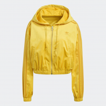 Adidasclover short women's new hooded sports running casual windproof jacket jacket