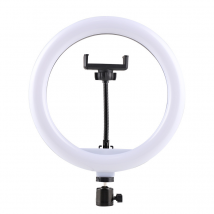 Anneau lumineux pour selfie de 25,4 cm avec trépied en option, lumière de remplissage pour photographie, lampe annulaire LED pour enregistrement vidéo, diffusion en direct.
