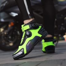 chaussures de moto chaussures de moto d'entraînement professionnelles chaussures de cyclisme sur route en plein air équipement grande taille 4645 bottes tout-terrain