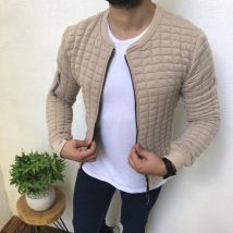 Vestes pour hommes, vestes zippées, adaptées au printemps et à l'automne à l'extérieur