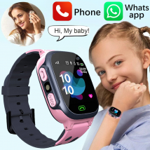 Enfants carte SIM Anti-perte montres appel pour montre garçons filles GPS étanche Smartwatch horloge localisation Tracker enfant
