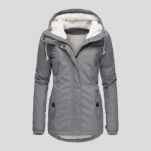 Vêtements pour femmes manteau en coton velours d'agneau populaire pour femmes plus manteau en coton velours pour femmes veste à capuche décontractée