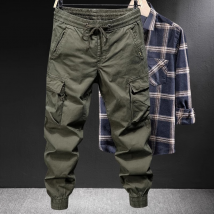 Vêtements pour hommes nouveau style pour le printemps et l'automne, coupe ample, pantalons décontractés tactiques d'escalade en plein air