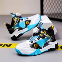 Autumn New Mesh Rotating Buckle Sports And Casual Basketball Shoes