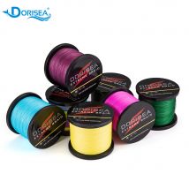 Dorisea Ligne de pêche tressée Dyneema 6lb-100 lb 300m 500m 1000m Multifilament