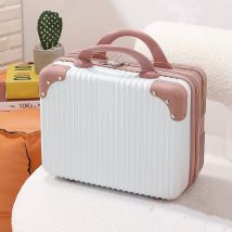 Mini valise 14 pouces, étui à cosmétiques, petit bagage, boîte de rangement portable, boîte cadeau
