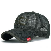 Casquette de baseball d'été pour homme en maille intégrale respirante à séchage rapide pour la randonnée, le golf, réglable