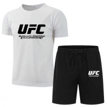 Ensembles pour hommes Costume d'été Tenue deux pièces Vêtements de sport T-shirts Shorts Marque de mode Jogging Fitness Vêtements de sport Ensemble court pour hommes