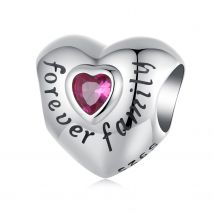 Forever Family Charm Sterling Silver Charm