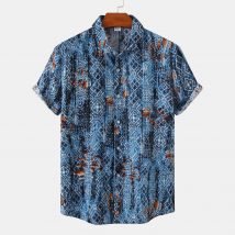 Nouveau Chemise à manches courtes pour hommes chemise à manches courtes