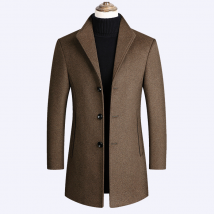 Woolen cloth men's Keel Trench Coat