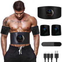 Ceinture de stimulation musculaire Électrique ABS Stimulateur Entraîneur EMS Abdominal Exerciseur Ceintures Tonifiantes Fiess Formation Gym Entraînement 2023 chaud