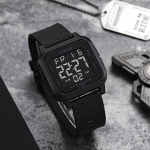 Individual Multi-functional Outdoor Sports Electronic Watch Male Student Sports Waterproof Fashion Luminous Alarm Clock Watch