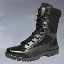 17 tactical summer outdoor breathable and non slip hiking training men's boots, black fashionable workwear shoes