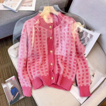 Vêtements pour femmes pull violet vêtements d'extérieur amples style paresseux rétro chaud doux gluant cardigan manteau épaissi