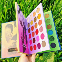 72 couleurs dans un livre Palette de fard à paupières mat miroitant imperméable à l'eau longue durée pigment de fard à paupières couleur terre yeux maquillage palette de fard à paupières