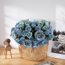 Lulianhua bouquet de mariage fleur artificielle commerce extérieur en gros fleur artificielle plante artificielle décoration de la maison GF12495
