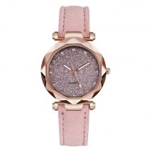 Montre à quartz pour femme avec ceinture givrée et poudre argentée, nouvelle collection, montre populaire pour femme, joli cadeau pour elle