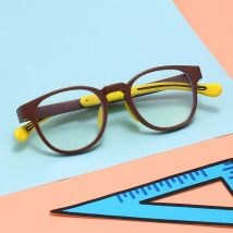 Série Anti-lumière bleue, lunettes d'ordinateur pour téléphone portable pour enfants, lunettes en silicone pour enfants