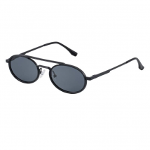 Lunettes de soleil tendance rétro pour hommes et femmes avec les mêmes nouvelles lunettes de soleil ovales 2025 Steampunk Wind Commerce extérieur en gros