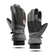Gants de ski pour hommes et femmes, polaire, chauds, imperméables, antidérapants, pour cyclisme en plein air, ski, écran tactile, gants épais