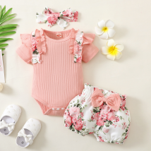 INS – vêtements populaires pour enfants AliExpress, shorts en coton et imprimés avec ceinture, style à la mode, best-seller