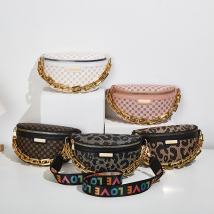 Hot Selling New Casual Trend Crossbody Chest Bag For Women With Leopard Print Single Shoulder Bag, Mobile Phone Bag, Women's Chest Bag