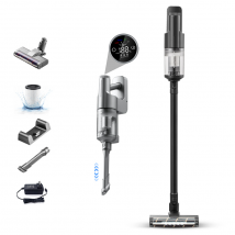 Aspirateur à main sans fil PSQ80 aspirateur à aspiration puissante 220 W / 22 Kpa durée de vie de l'aspirateur 40 minutes filtre SUS + HEPA aspirateur sans fil 2 en 1