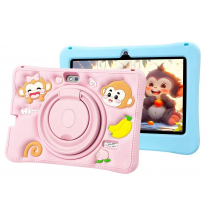 Tablette pour enfants, 7 pouces, écran sécurisé, WiFi, double caméra, jeux, application de contrôle parental
