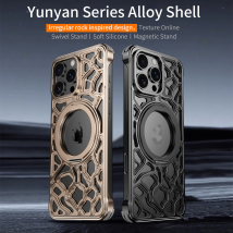 Coque de protection en métal pour iPhone 15 16 Pro Max/Smartphone