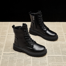 Martin Boots Women 2023 Autumn New British Ankle Boots Platform Student Network Red Motorcycle Boots Casual Boots