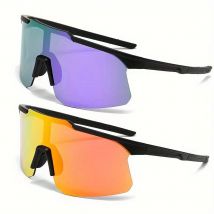 Lunettes de cyclisme Lunettes de soleil de sport coupe-vent en plein air Lunettes de soleil de protection UV Lunettes de ski d'escalade en montagne