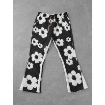 Men's Clothing Men's Printed Drawstring Elastic Waist Sweatpants