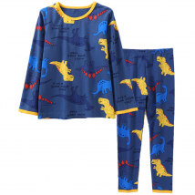 Children's Pajamas Home Wear Class A Pure Cotton Spring Baby Long Johns Boys Underwear Set