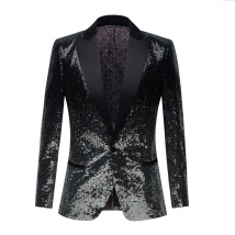 Vêtements pour hommes Costumes à paillettes dégradées pour hommes, nouveaux costumes de performance, robes d'hôte et de maître de cérémonie, vêtements de performance pour hommes