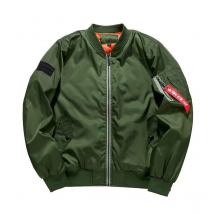Veste de moto à la mode pour hommes, blouson aviateur grande taille d'automne