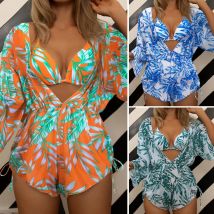 Women's Clothing Three Piece Swimsuit Bikini Swimsuit Bikini