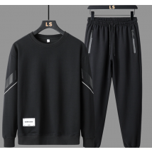 Vêtements pour hommes Prix de gros ! Tenues de sport décontractées pour hommes, nouveau style pour le printemps et l'automne, vêtements de course et de fitness amples, deux pièces