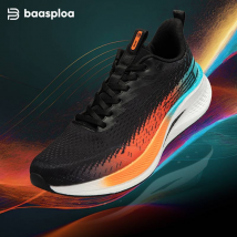 Chaussures de course Baasploa pour hommes, nouvelles chaussures de sport légères pour entraînement professionnel, baskets respirantes en maille et plaque de carbone, 2025