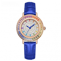Bijoux en cristal haut de gamme pour femmes, montre à quartz incrustée de diamants, montre de bijoux de luxe légère