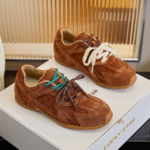 Mingliu Forrest Gump Chaussures Femme 2025 Printemps Nouveau Style Wasteland Vintage Dad Chaussures Femme Décontractées Polyvalentes Sport Chaussures Femme Tendance