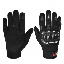 Gants de moto à écran tactile de couleur d'épissure de moto à la mode, gants d'équitation anti-collision en Silicone antidérapants absorbant les chocs et aux chutes