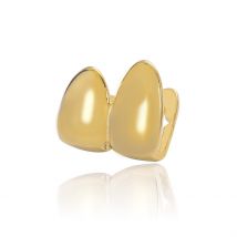 appareil dentaire pour chien hip hop deux dents hip hop grillz personnalité Halloween hip hop dents en or déguisement appareil dentaire