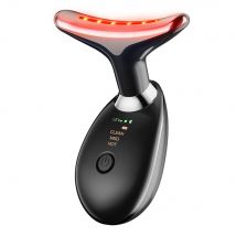 Appareil de massage du cou, appareil de massage du visage avec modes de couleur à triple action thermique, soin de la peau, outil de sculpture du visage pour le double menton