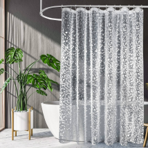 Shower Curtain Waterproof And Mildew Proof Isolation Curtain Thickened Eva Plastic Shower Curtain Lining Water Cube Bathroom