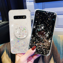 For Samsung S10 S9 S8 Plus Case Cute Bling Glitter Soft Silicone Cover For Samsung Galaxy S10e S10+ S9+ S8+ S 10 S 9 Hol