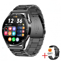 Watch For Men Smart Watch AMOLED HD Screen Body Temperature Detection Ai Smart Voice Smartwatch 2023 Bluetooth Call Clock