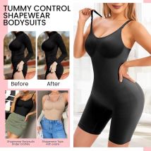 Nouvelle combinaison grande taille sans couture moulante Shapewear Corset pour femme Jambes plates Body post-partum licou